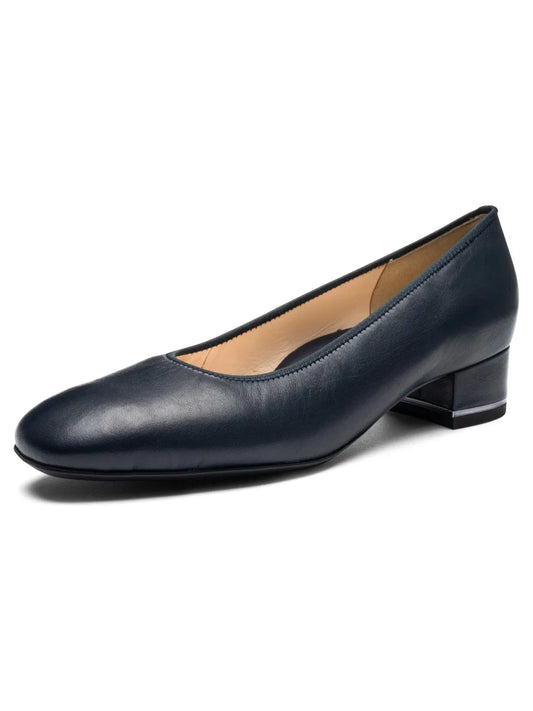 Ara - Dècolletè donna in pelle nera.