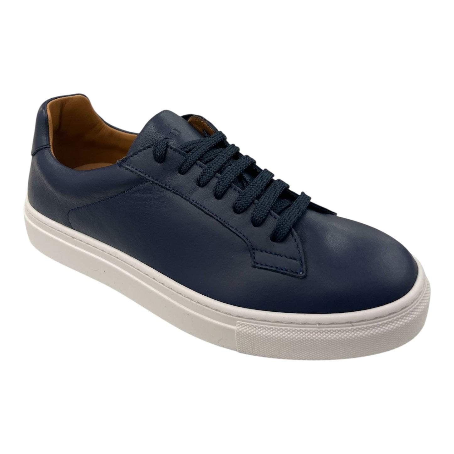 Frau - Sneakers uomo in pelle blu.