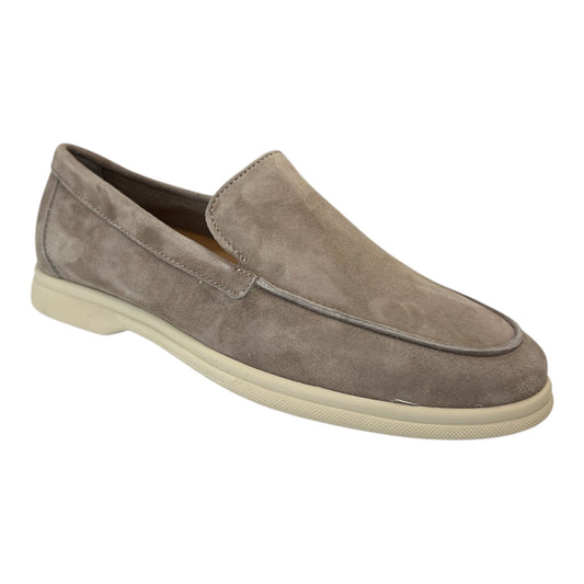 Frau - Mocassino donna in pelle scamosciata beige.