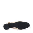Frau - Slingback in pelle ghiaccio con puntale nero.