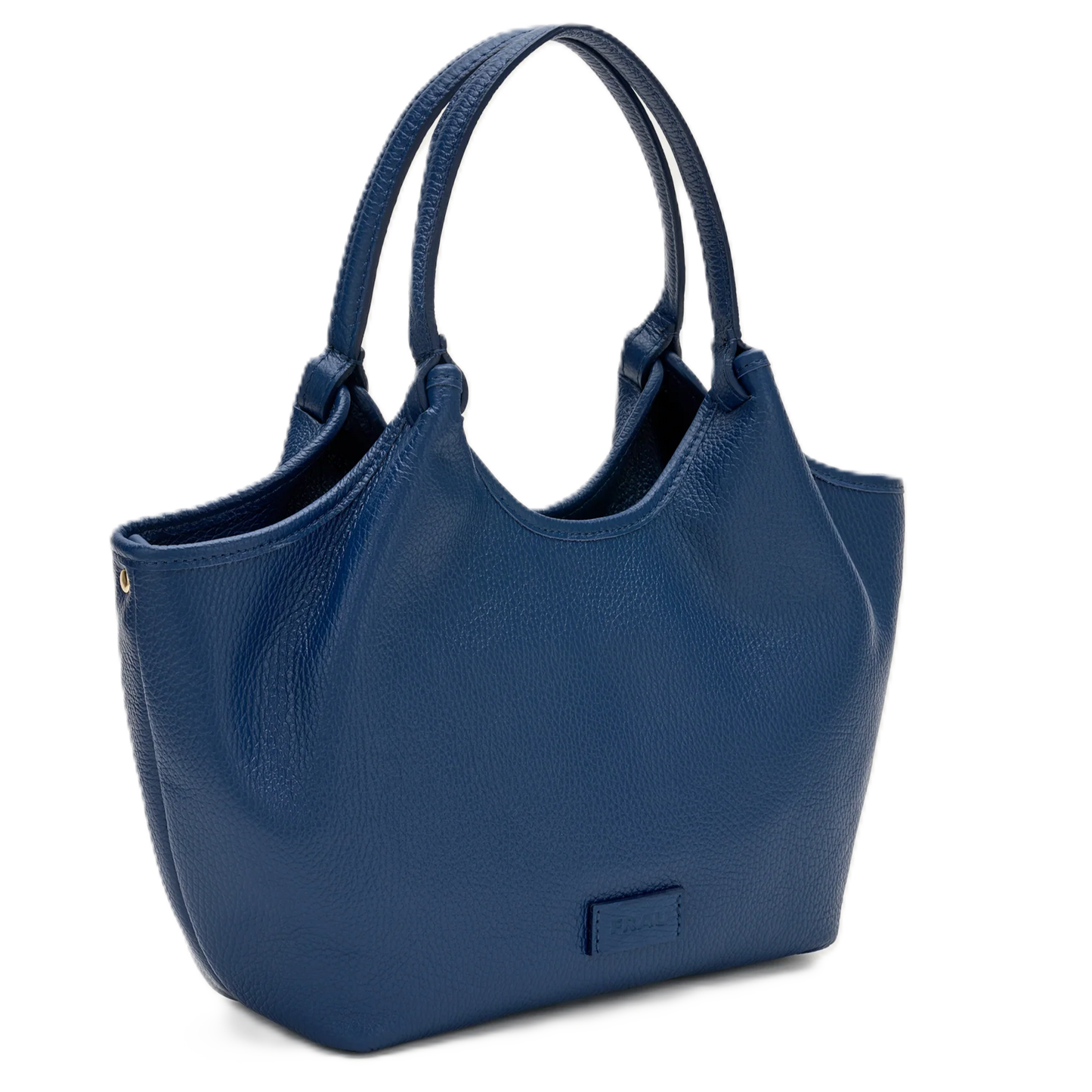 Frau - Borsa donna in pelle blu.