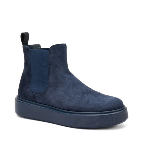 Frau - Beatles donna in pelle scamosciata blu.