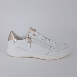 Ara - Sneakers in pelle bianca .