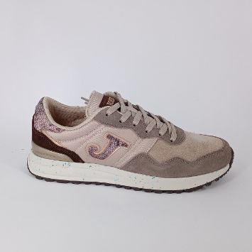 JOMA . Sneakers in camoscio beige.