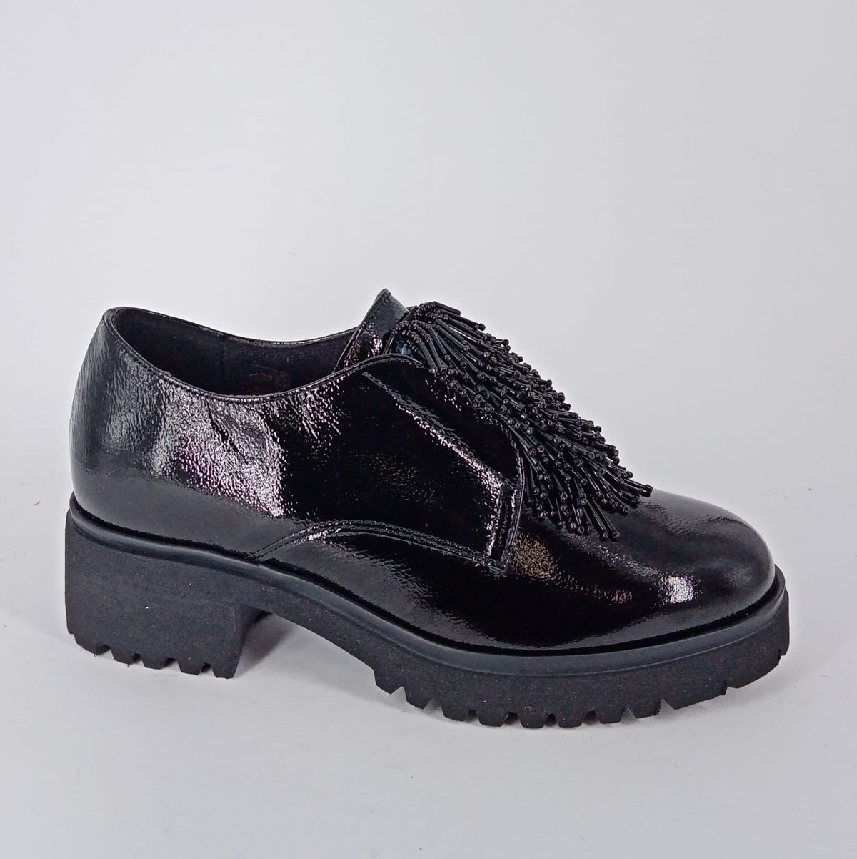 Maral Shoes - Scarpe in vernice nera. -30%