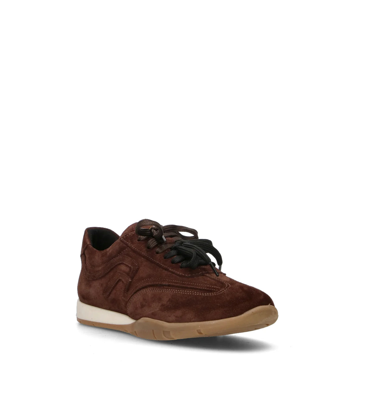Frau - Sneakrs donna in camoscio marrone.