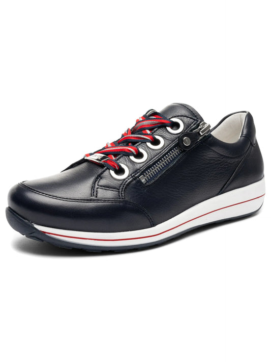 Ara - Sneakers in pelle blu.