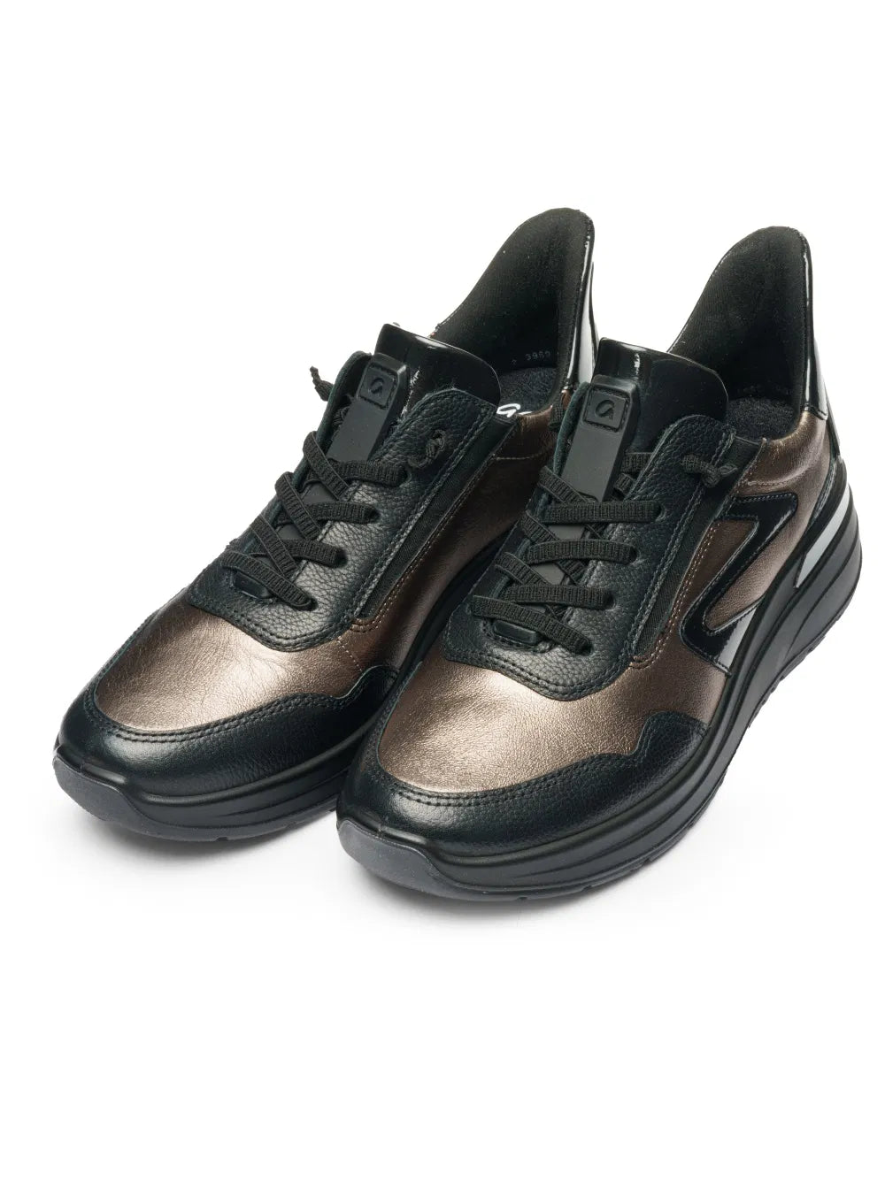 Ara - Sneakers donna in pelle nera.