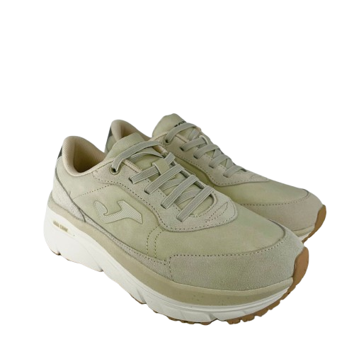Joma - Sneakers donna in pelle scamosciata beige.