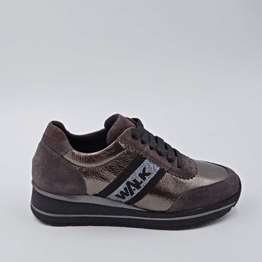 MELLUSO Walk - Sneakers antracite con lacci
