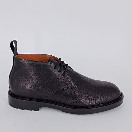 FRAU - Polacchino classico uomo in pelle nera . -30%