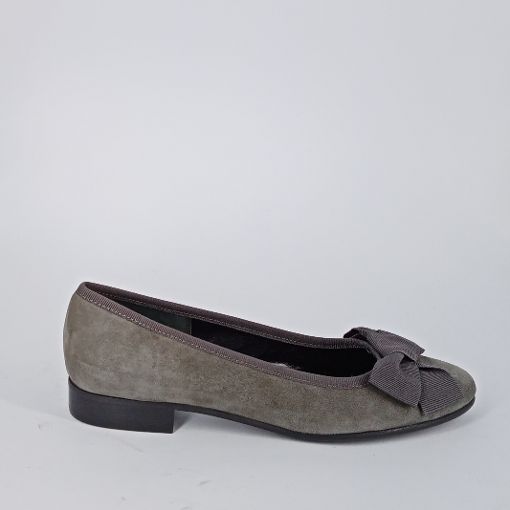 FREY . Ballerina in camoscio grigio - 50%