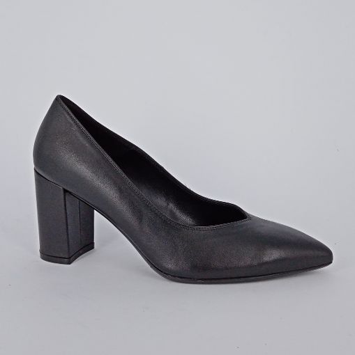 MELLUSO . Decolte' in pelle nera. -50%