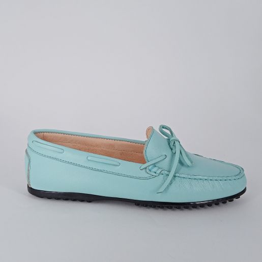 MASTRO DOMENICO . Mocassino in nappa turchese -30%