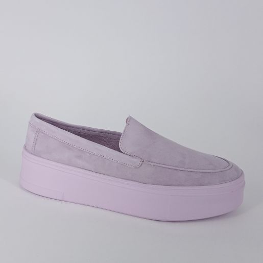 FRAU . Slip-on sneaker in pelle scamosciata glicine 50%