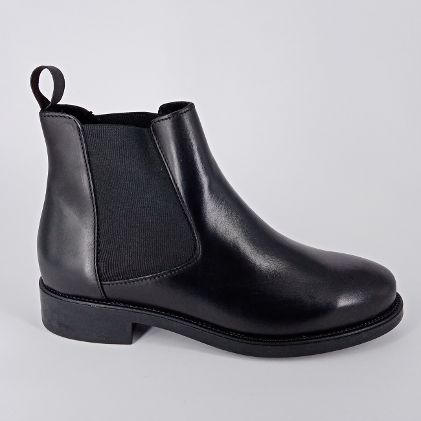 Frau - Beatles liscio in pelle nera