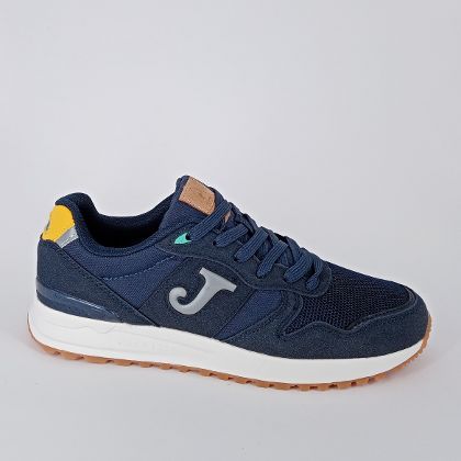 JOMA - Sneakers in nabuk e tessuto blu . -