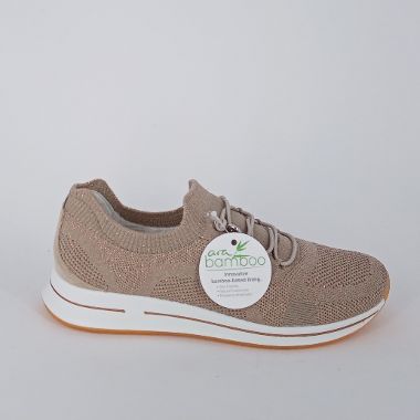 ARA - Sneakers in tessuto laminato beige -20%