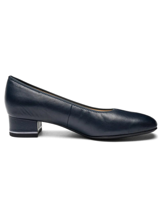 Ara - Dècolletè donna in pelle nera.