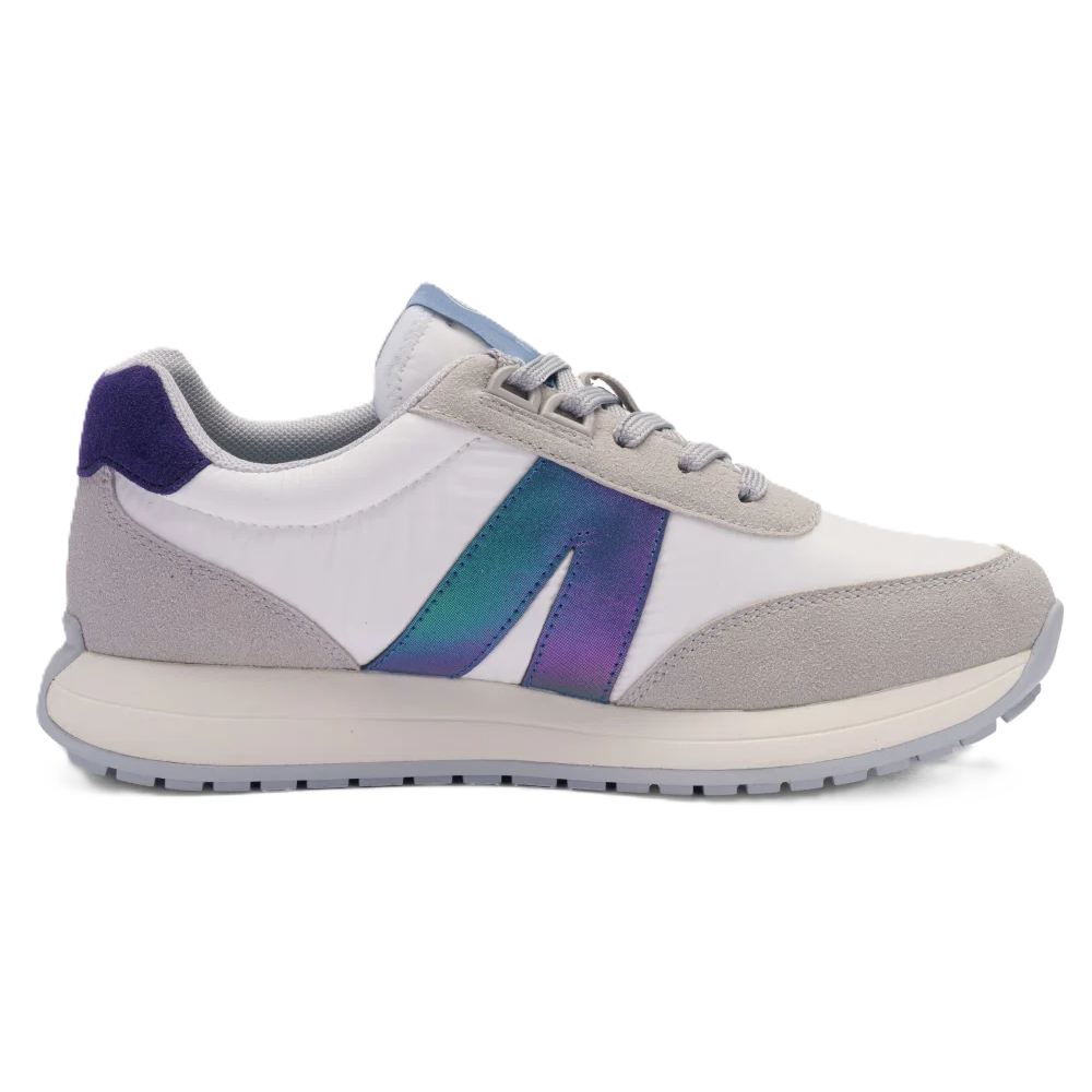 Ara - Sneakers comode in pelle e tela azzurra.