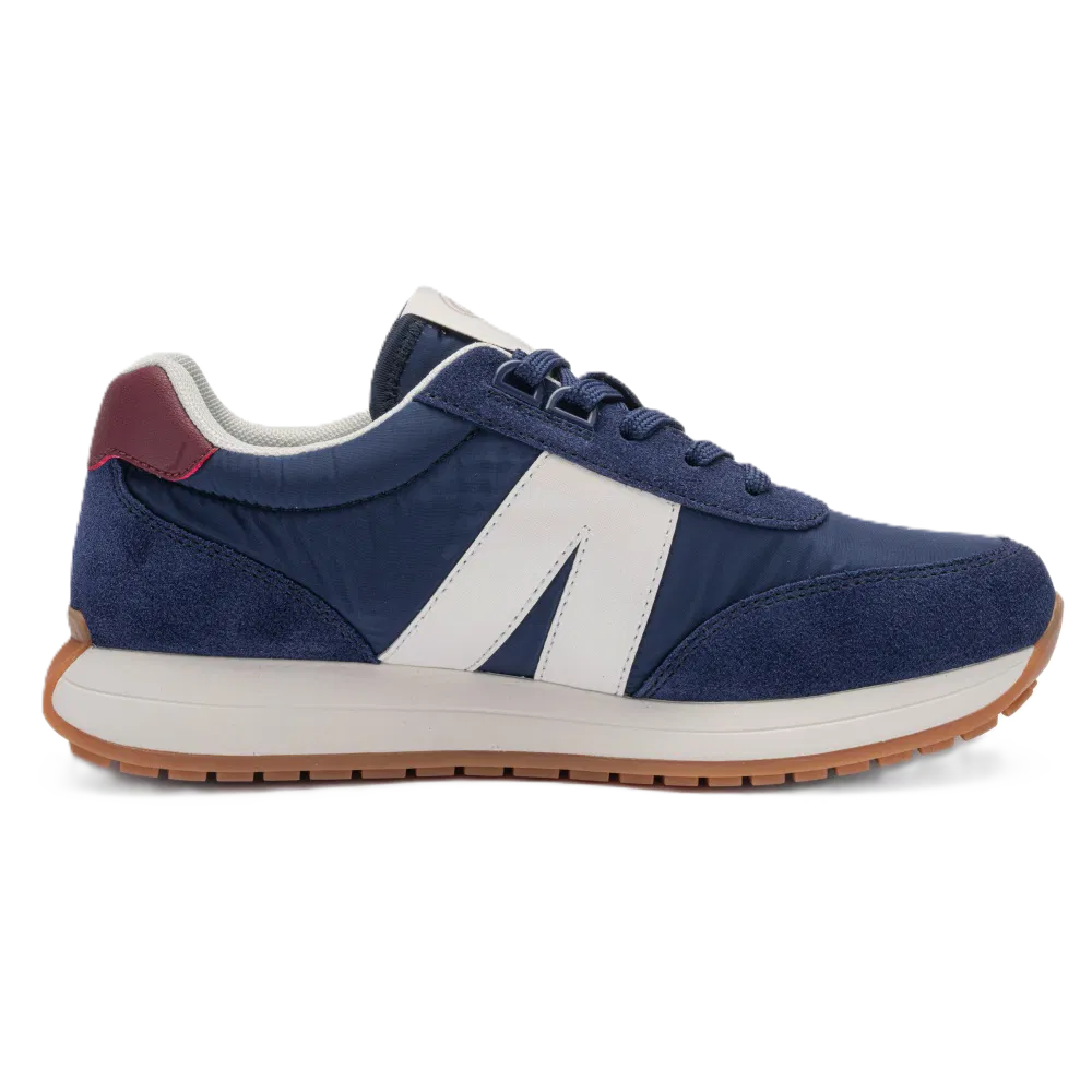 Ara - Sneakers comode in pelle e tela blu.