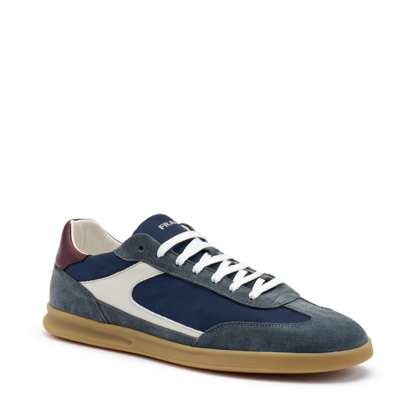 Frau - Scarpa sneakers uomo in pelle scamosciata  blu .