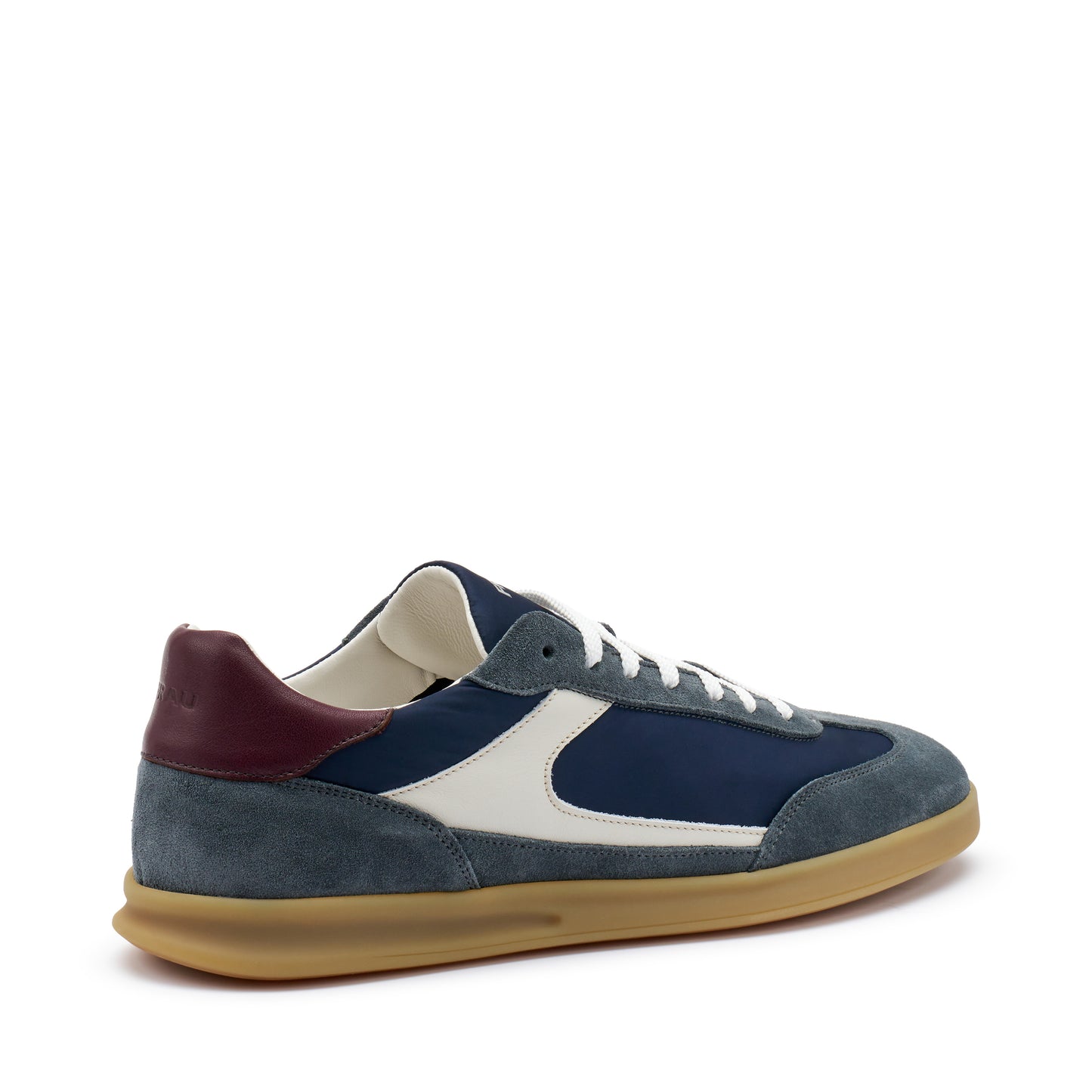 Frau - Scarpa sneakers uomo in pelle scamosciata  blu .