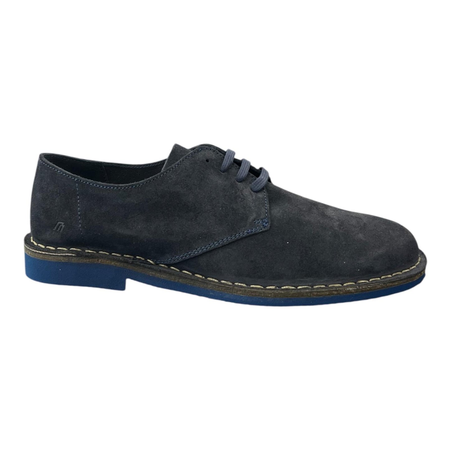 Frau - Derby  uomo in pelle scamosciata blu.