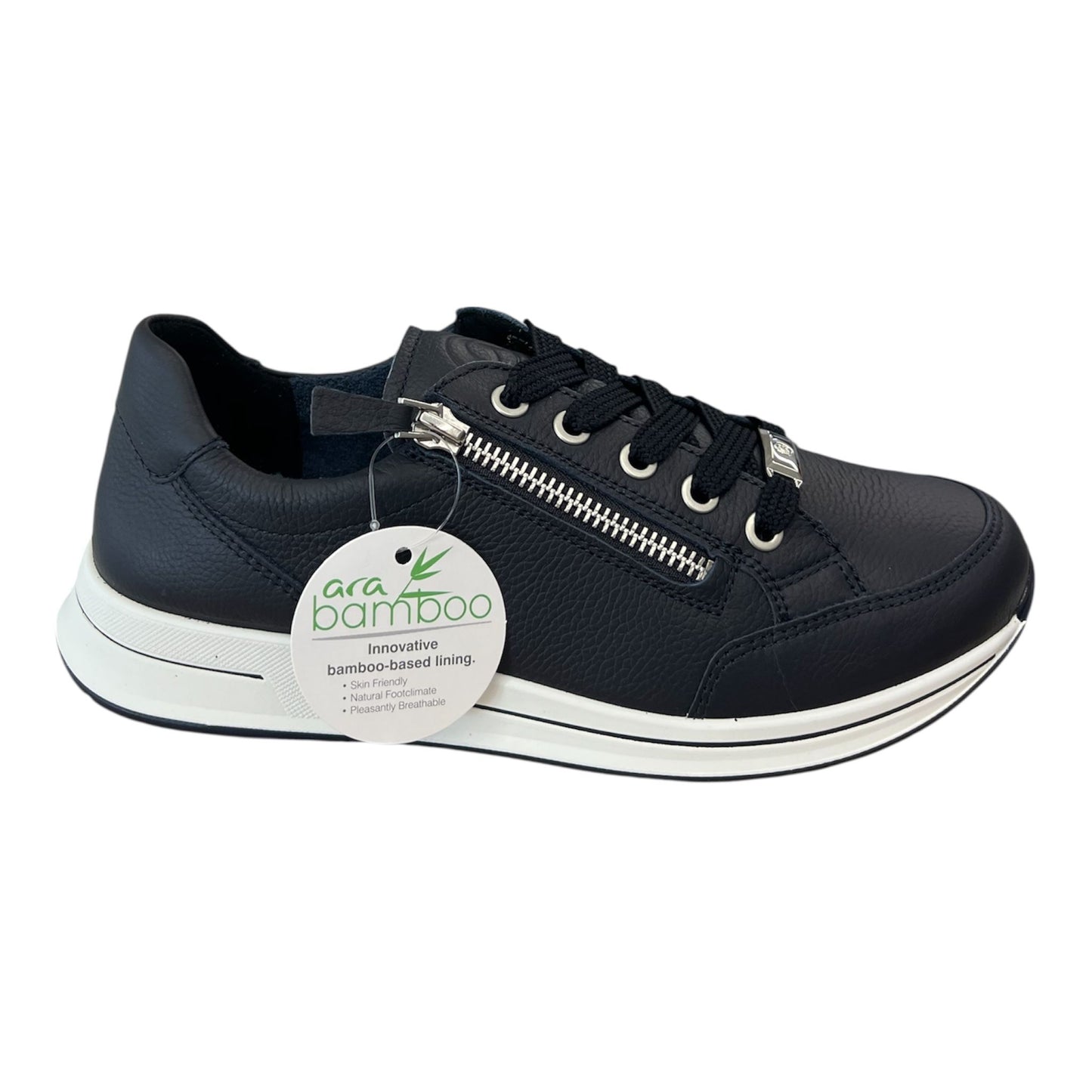 Ara - Sneakers donna in pelle blu.