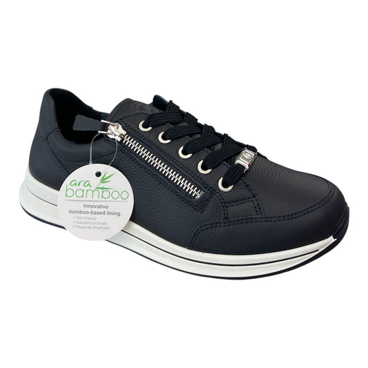 Ara - Sneakers donna in pelle blu.