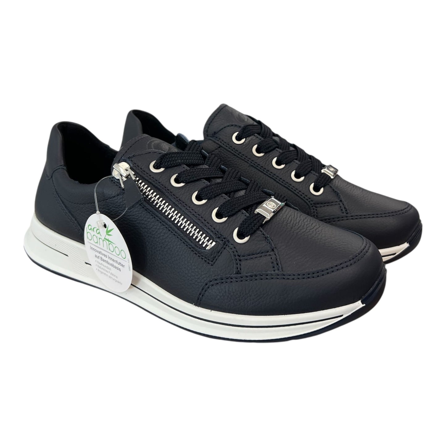 Ara - Sneakers donna in pelle blu.