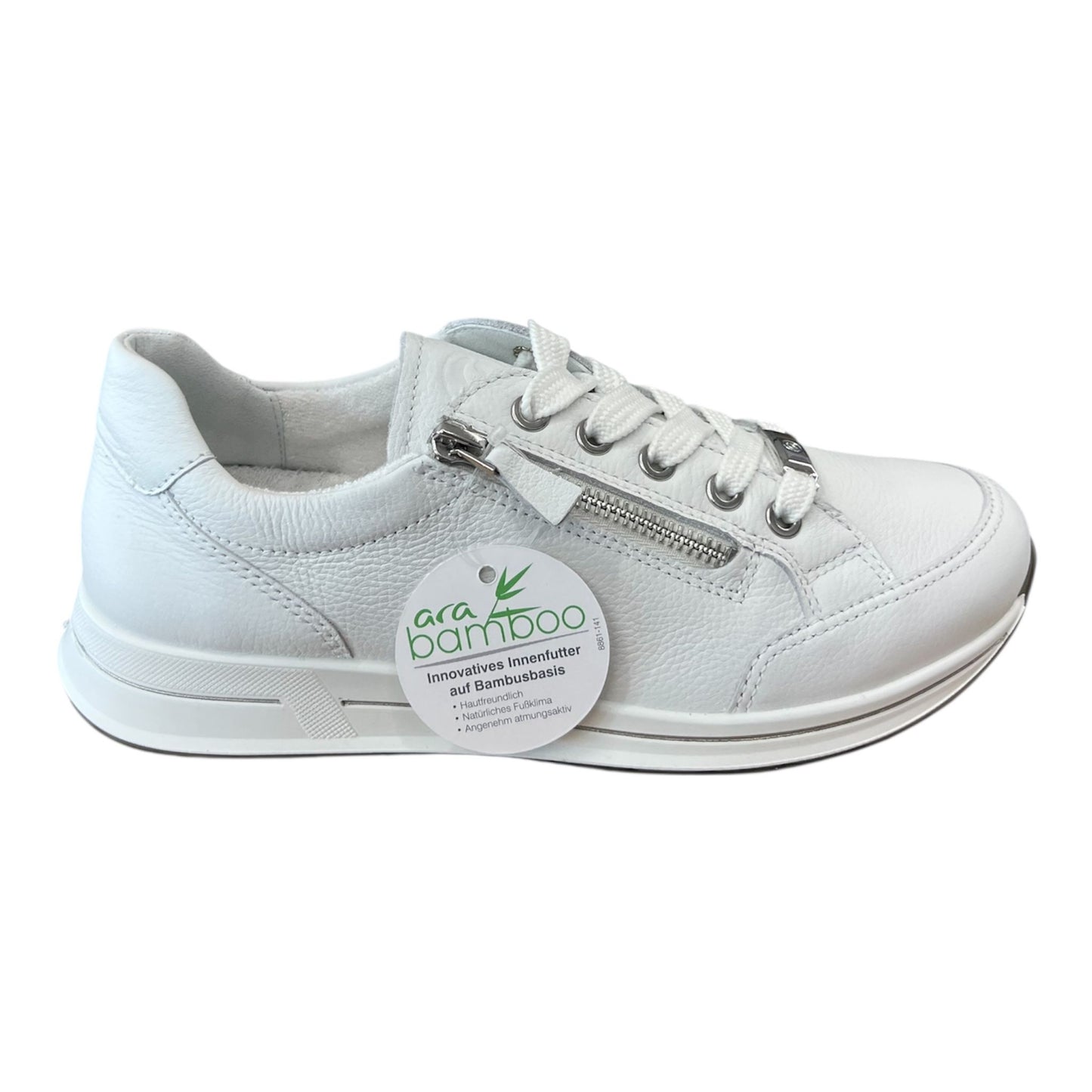 Ara - Sneakers donna in pelle bianca.