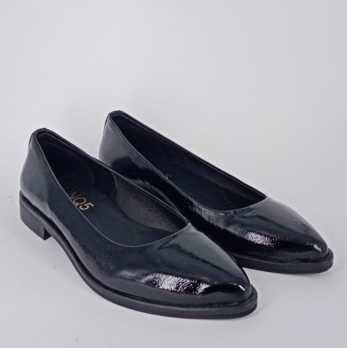 MRCshoes- Ballerina in naplack nera.-