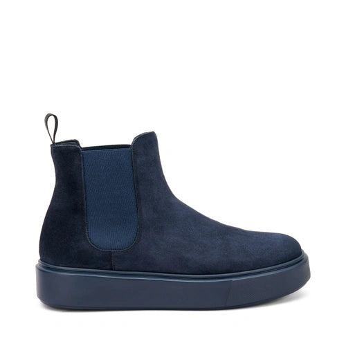 Frau - Beatles donna  in pelle scamosciata blu.