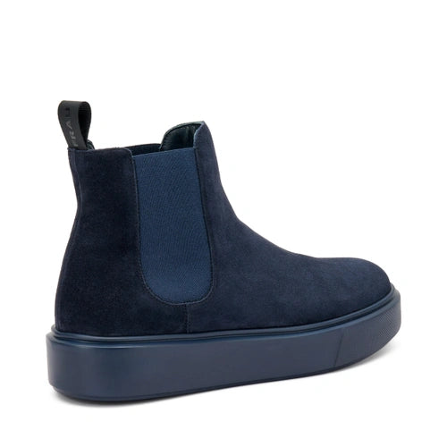 Frau - Beatles donna  in pelle scamosciata blu.
