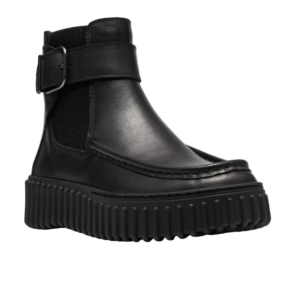 Clarcks -  Stivaletti Donna in pelle nera.