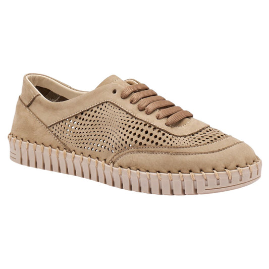 Frau - Sneakers in nabuck laserato.