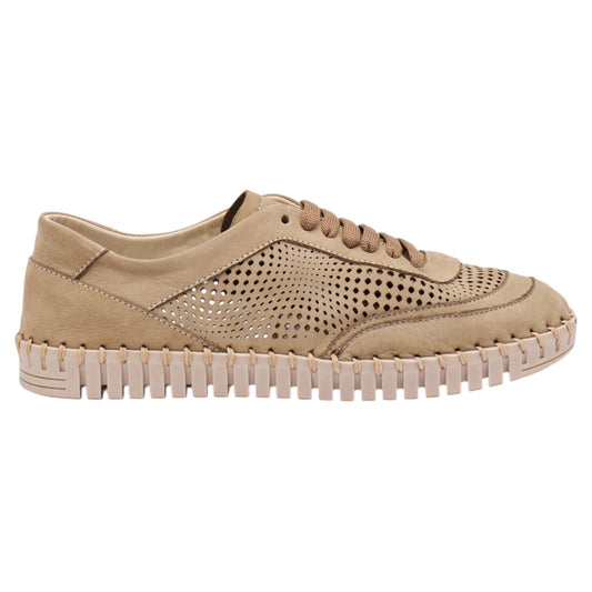 Frau - Sneakers in nabuck laserato.