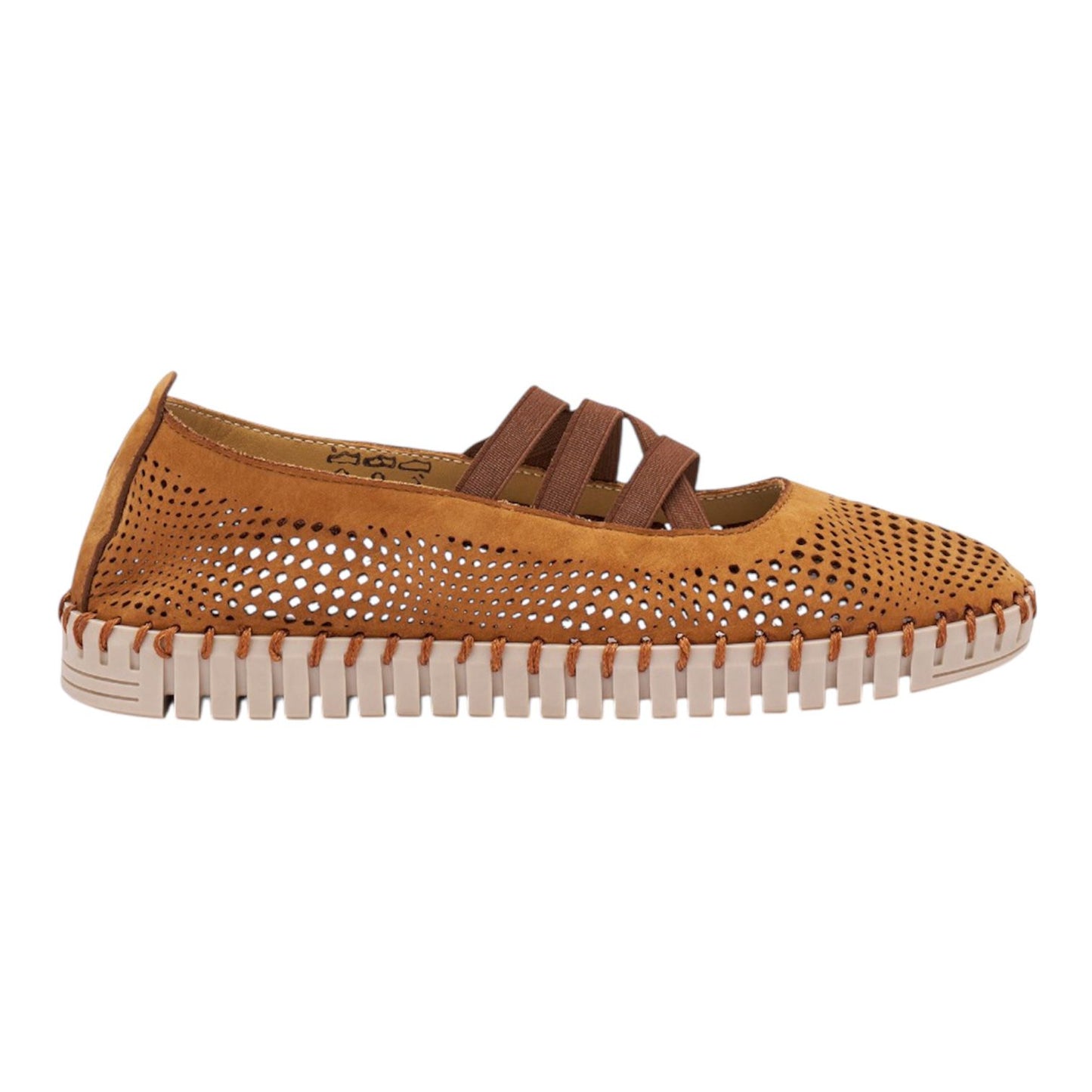 Frau - Ballerine donna in nabuck laserato.