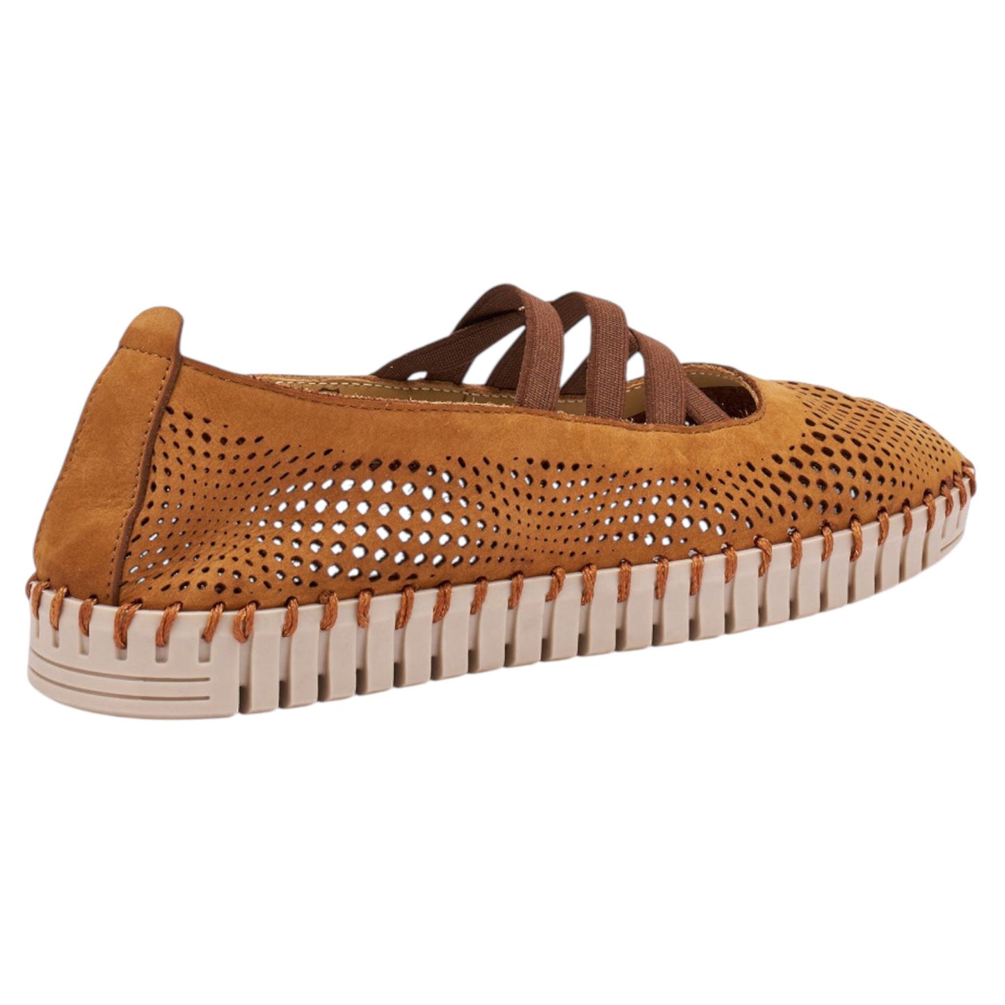 Frau - Ballerine donna in nabuck laserato.