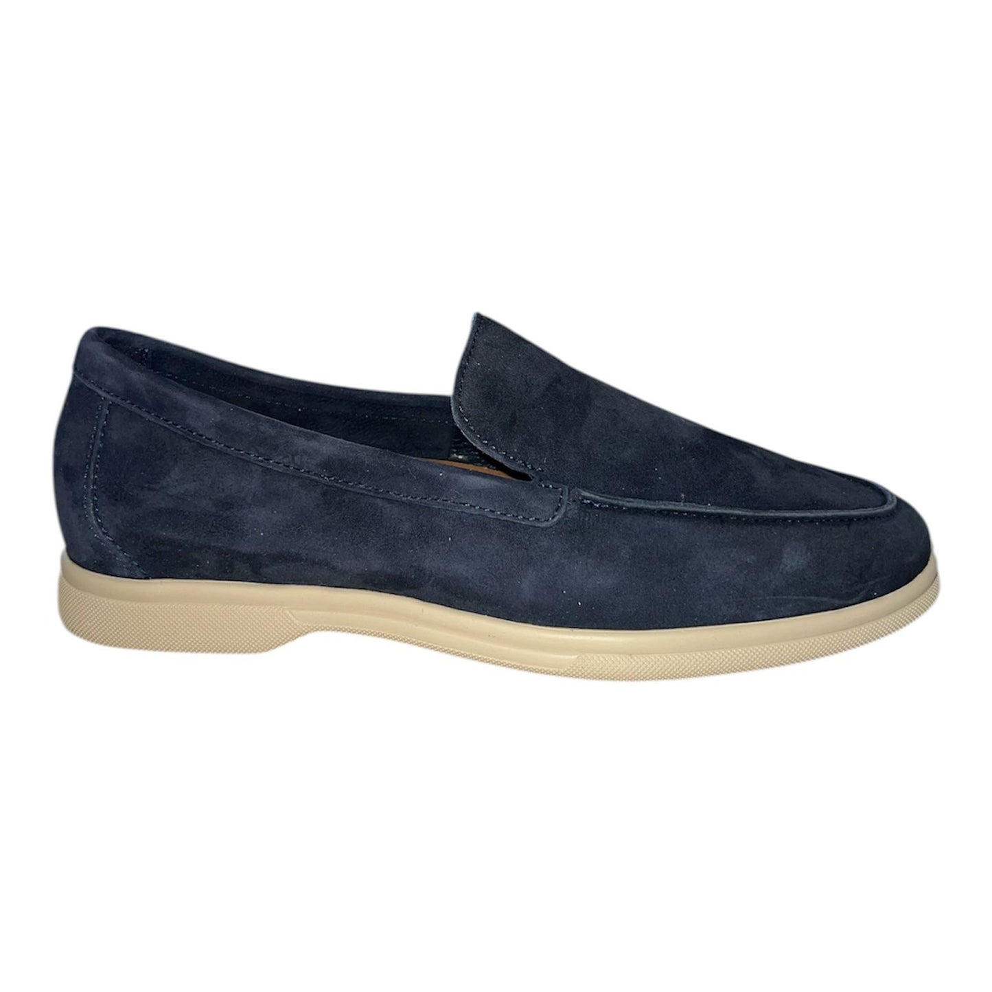 Frau - Mocassino donna in camoscio blu