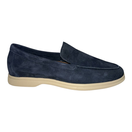 Frau - Mocassino donna in camoscio blu