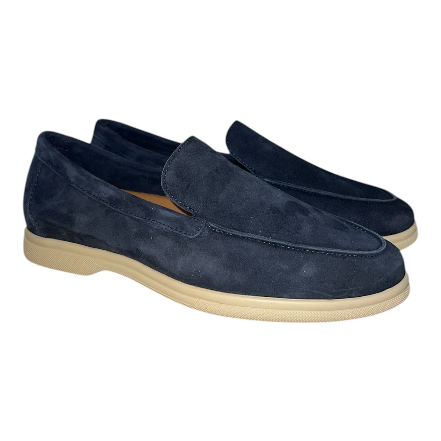 Frau - Mocassino donna in camoscio blu