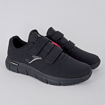 JOMA - Ginniche in tessuto nero con strappi