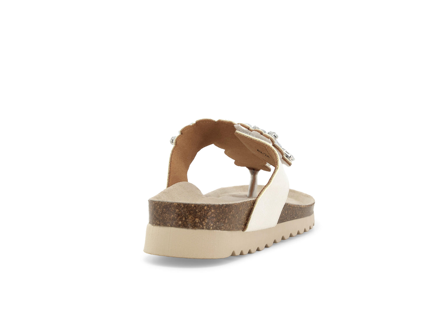 Melluso - Infradito donna bianca con pietre decorative. -20%