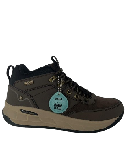 Joma - Scarponcini uomo in pelle e camoscio marrone.