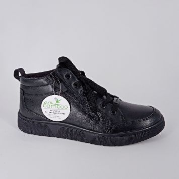 Ara- Sneakers a polacchino in pelle nera.