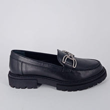 Carica l&#39;immagine nel visualizzatore di Gallery, MASTRO DOMENICO- Mocassino in pelle nera
