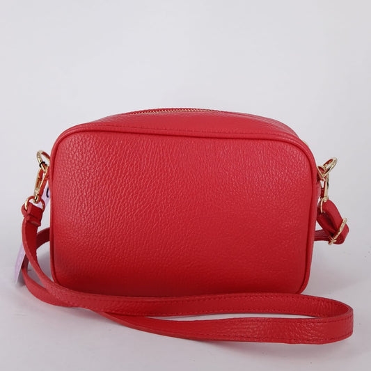 Marconato borse - Borsetta in pelle rossa.