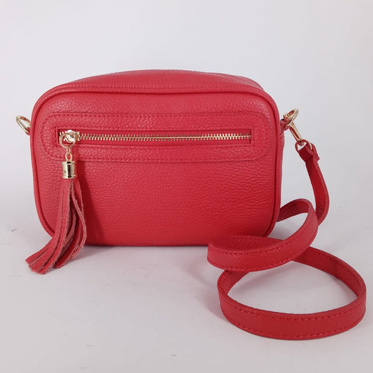 Marconato borse - Borsetta in pelle rossa.